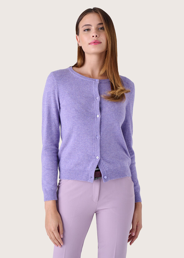 Cardigan Clear 100% lana e cashmere VIOLA LILLY Donna null