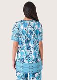 Kurta Claude in crepe BLUE TURCHESE Donna immagine n. 3