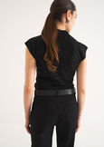 Martina sweater with rhinestones NERO BLACK Woman image number 3