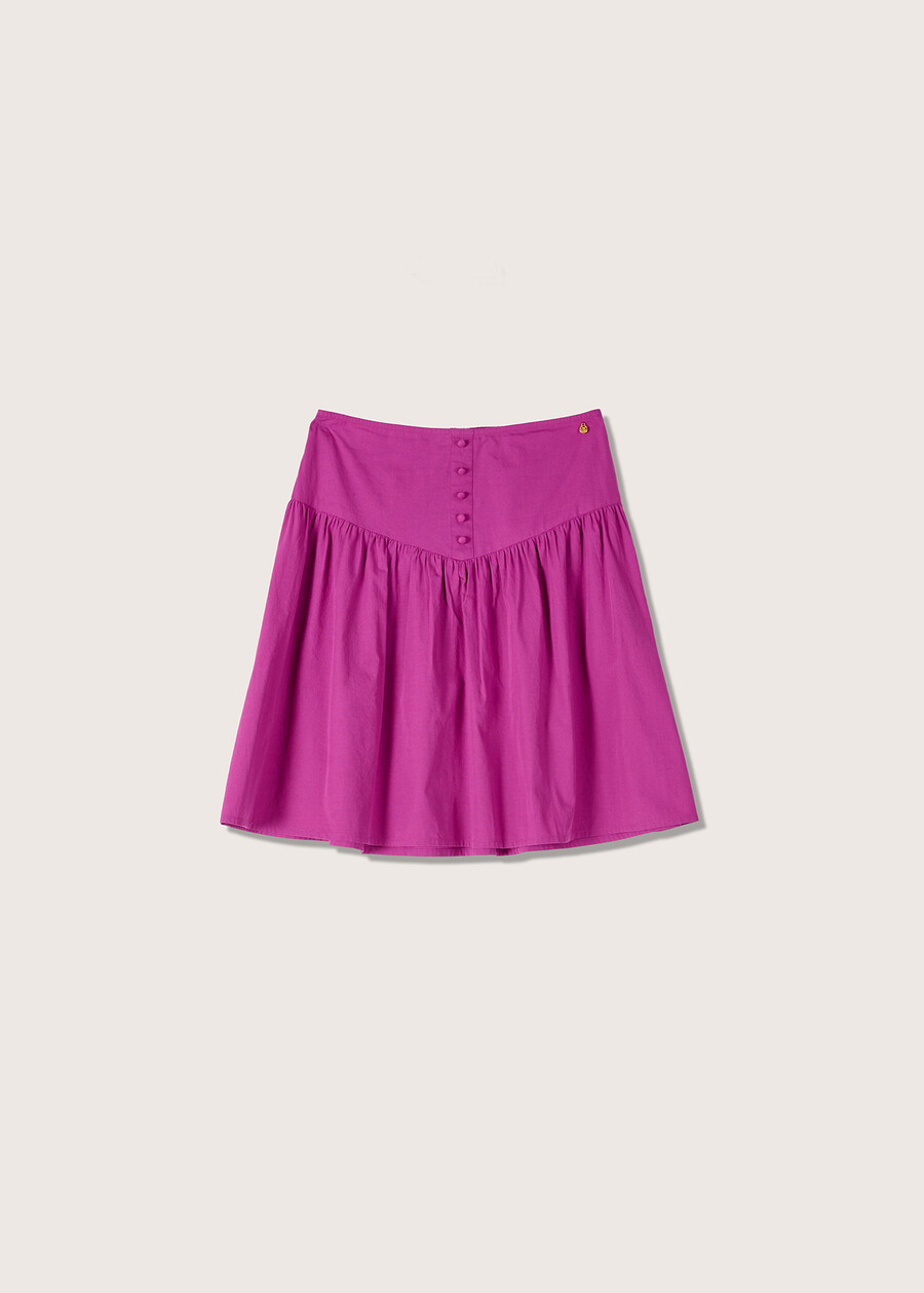 Gonna Girl 100% cotone VIOLA GRAPE Donna , immagine n. 5