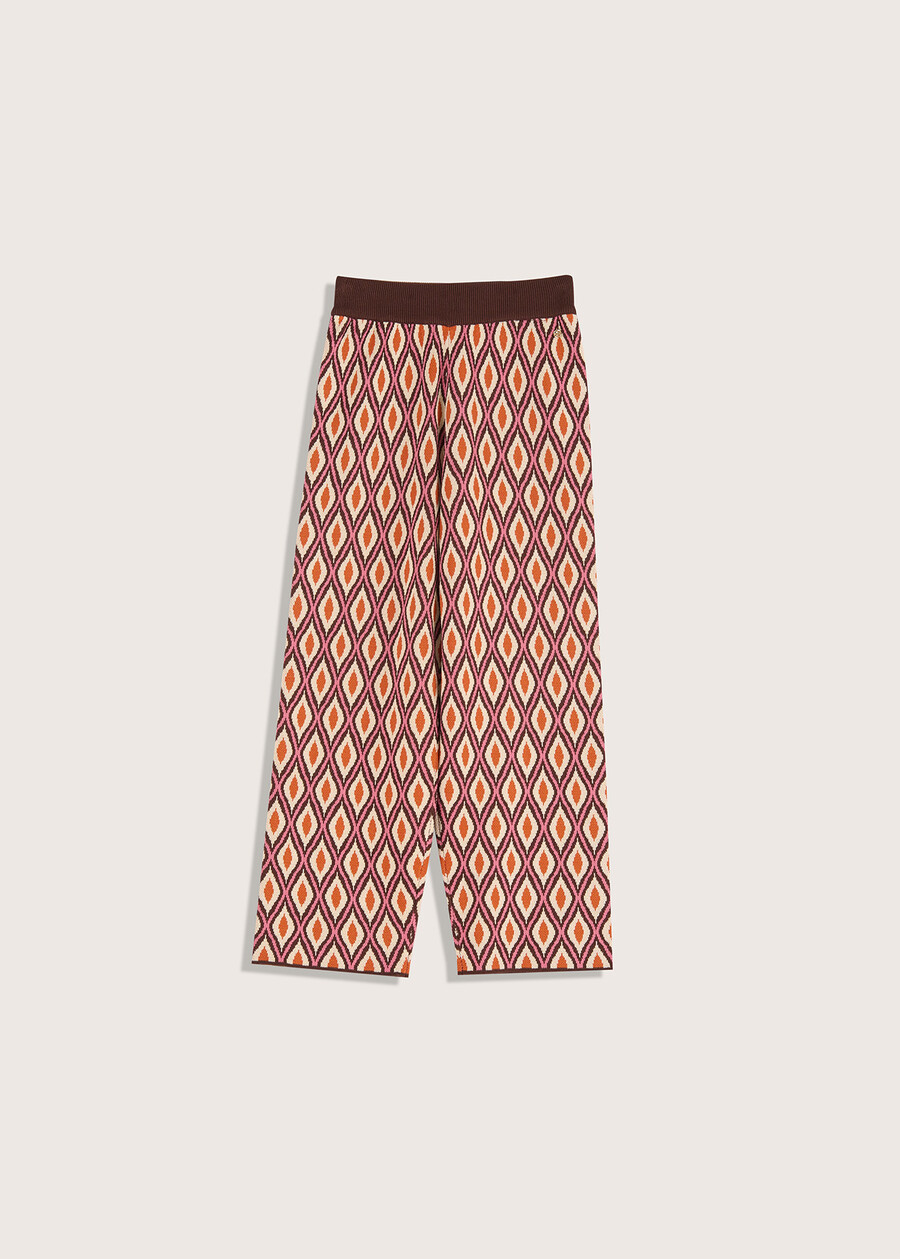 Pantalone da bimba Perrys in maglia MARRONE CASTAGNA Donna , immagine n. 6
