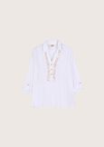 Bloom 100% rayon blouse BIANCO WHITE Woman image number 4