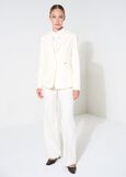 Alessia satin shirt NERO BLACKBEIGE LATTEBLU Woman image number 5