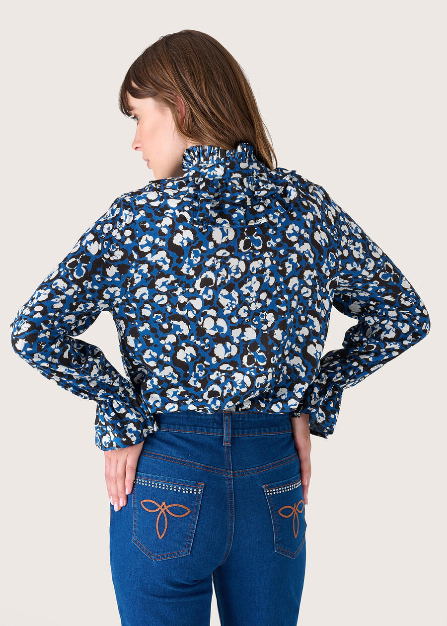 Blusa Charon stampa animalier BLU AVION Donna , immagine n. 3