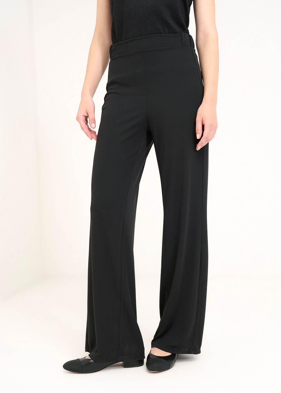 Pantaloni Pablos in jersey NERO Donna , immagine n. 2