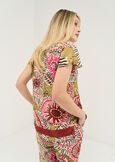 Shelly printed blouse with embroidery FUFOF Woman image number 3