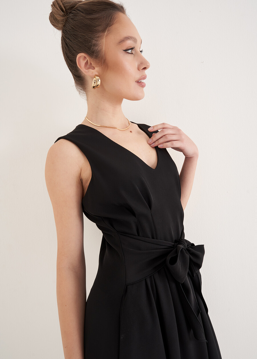 Abito Alba Midi BIANCO WHITENERO BLACK Donna , immagine n. 4