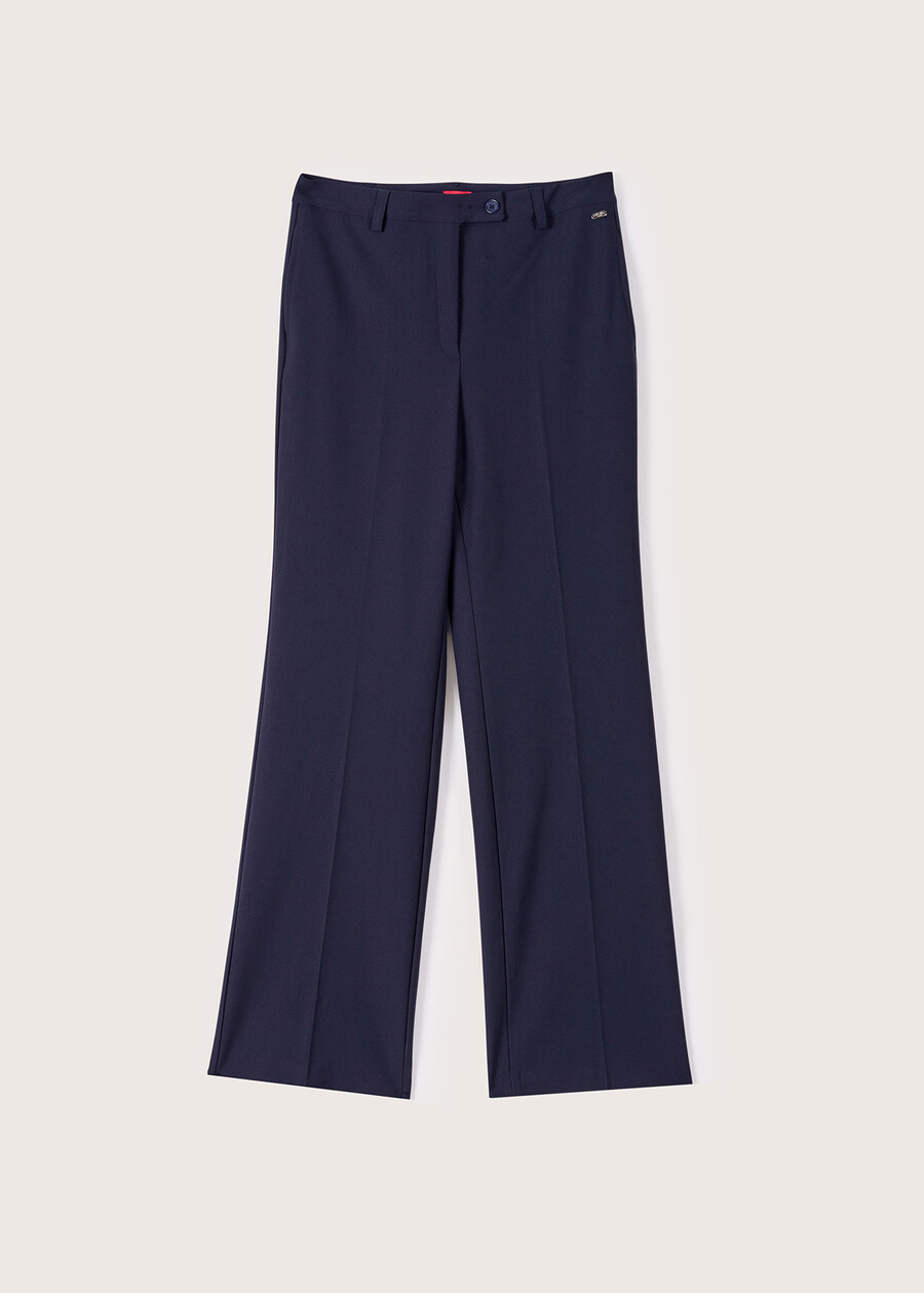 Giorgia technical fabric trousers NERO BLACKBEIGE GESSOBLU Woman , image number 6