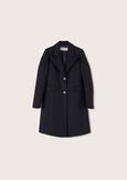 Cappotto Clotilde in panno NERO BLACKGRIGIO MEDIUM GREY Donna immagine n. 5