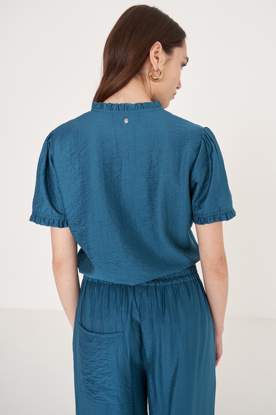 Blusa Babus in viscosa
 MARRONEBLU OTTANIO Donna , immagine n. 3