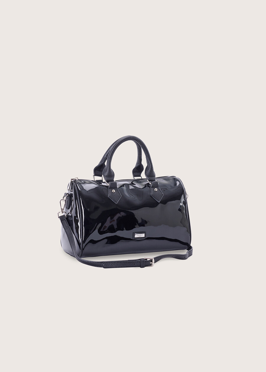 Bauletto Bowlbag verniciato NERO BLACKROSSO CARPET Donna , immagine n. 2