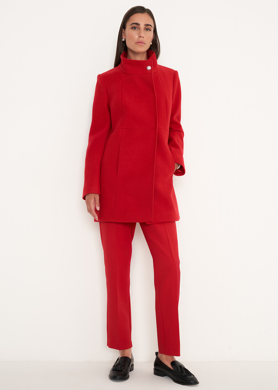 Elisir-A medium coat Archivio NERO BLACKROSSO Woman , image number 6