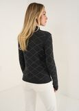Maglia Molley con rombi di strass GRIGIO GREYBLU Donna immagine n. 3