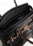 Gift Idea – Deer-Print Tote Bag e Leopard-Detail V NERO BLACK Woman image number 5