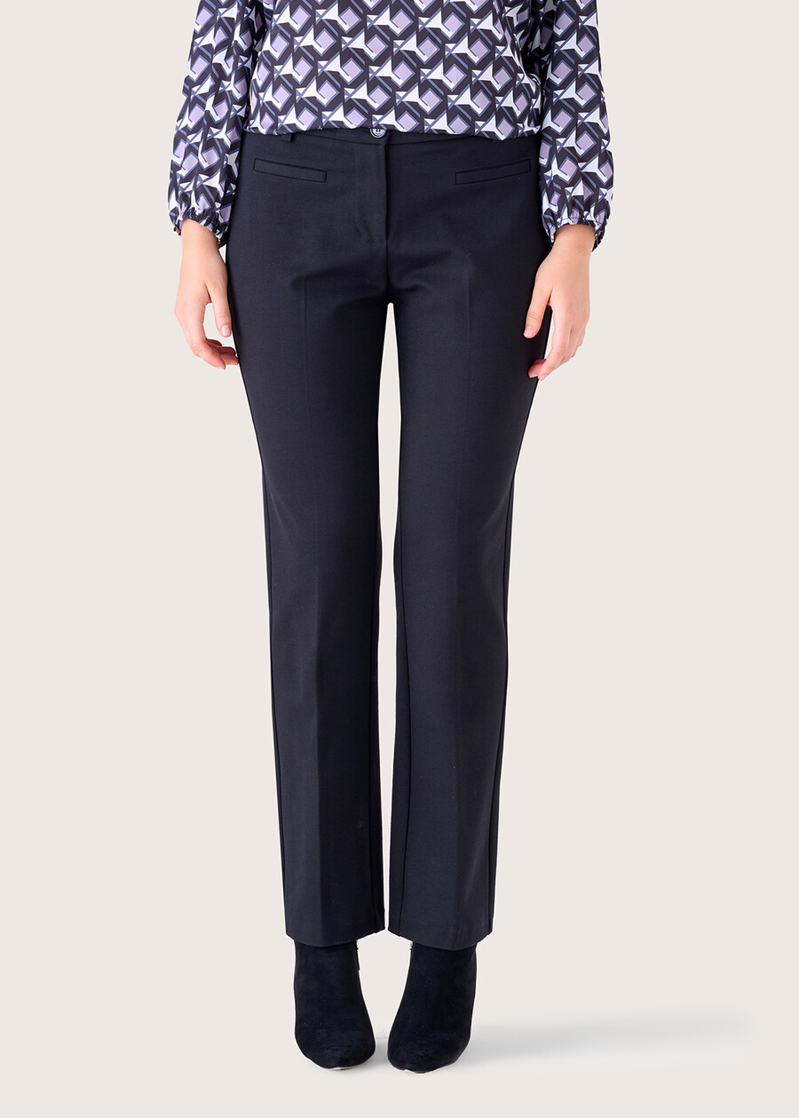 Pantaloni Miranda a gamba stretta NERO BLACKVIOLA IRISBLUE COLONIAL Donna , immagine n. 2