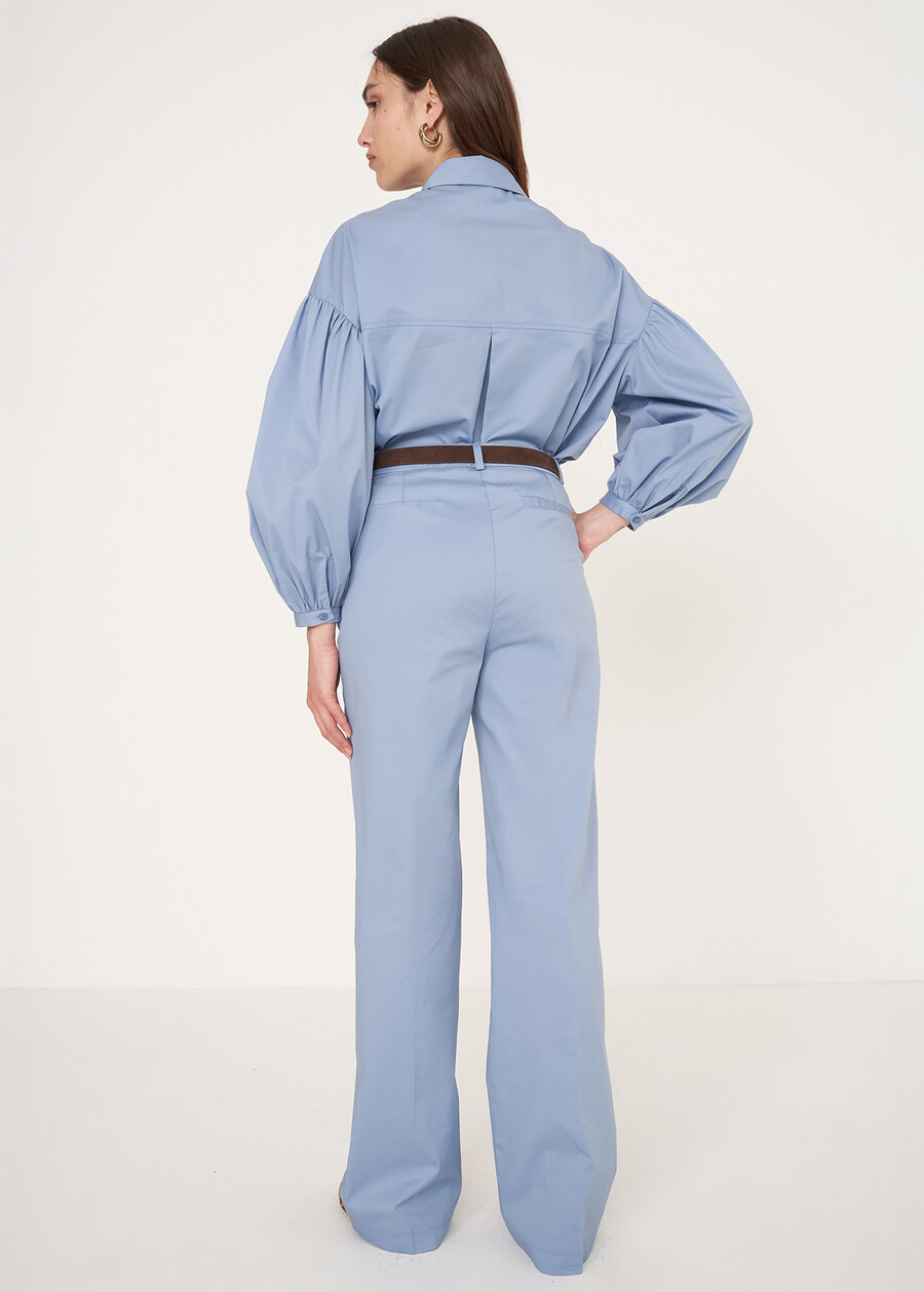 Pantalone Clair in cotone CELESTE FIORDALISOBEIGE Donna , immagine n. 5