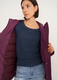 Piotr padded jacket with hood BLU MIDNIGHTVIOLA VINACCIA Woman image number 4