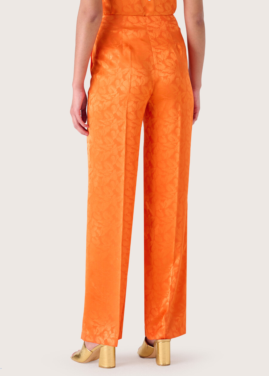 Pantaloni Emilya in satin ARANCIO SUNRISE Donna , immagine n. 4