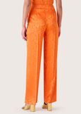 Pantaloni Emilya in satin ARANCIO SUNRISE Donna immagine n. 4
