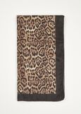 Foulard Separdo 100% seta NERO BLACK Donna immagine n. 2