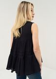Thor cotton crepe top BEIGEBLU Woman image number 3