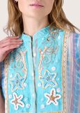 Kaftano Cloe in cotone BLU Donna immagine n. 2