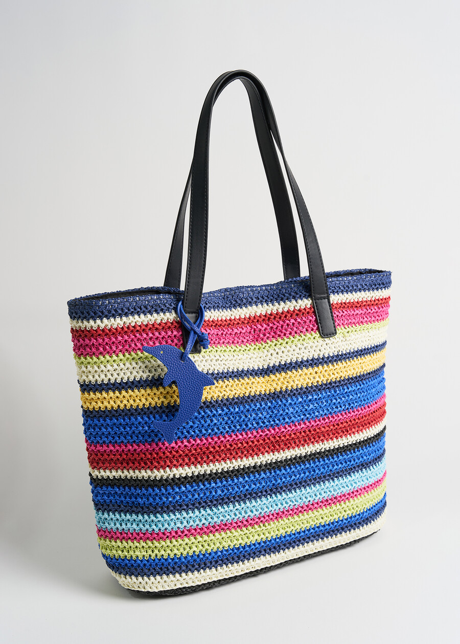 Borsa shopping Brady a righe ROSSO FRAGOLA Donna , immagine n. 2