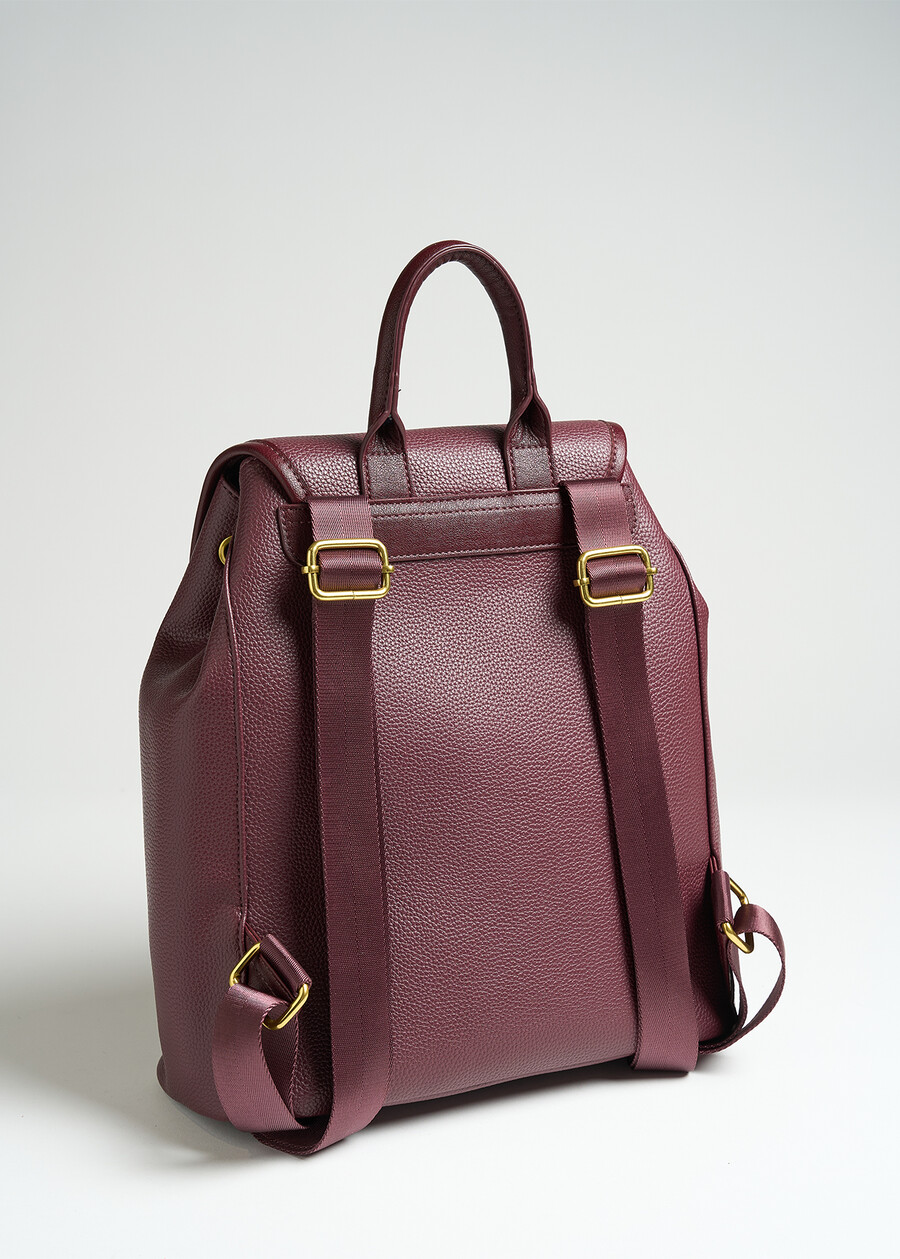 Zainetto Barley stampa cervo ROSSO BORDEAUX Donna , immagine n. 4