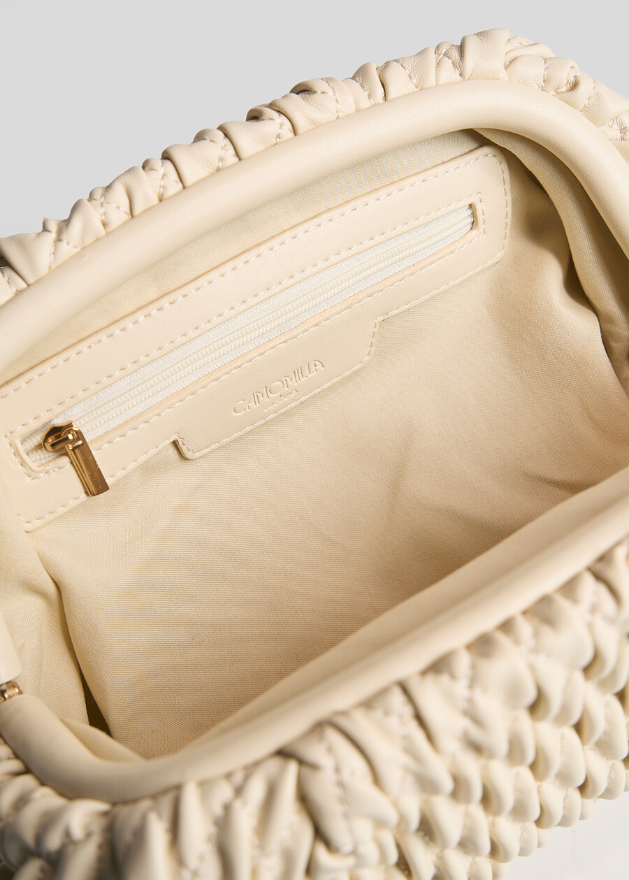 Bally embroidered pochette BEIGE LATTE Woman , image number 4