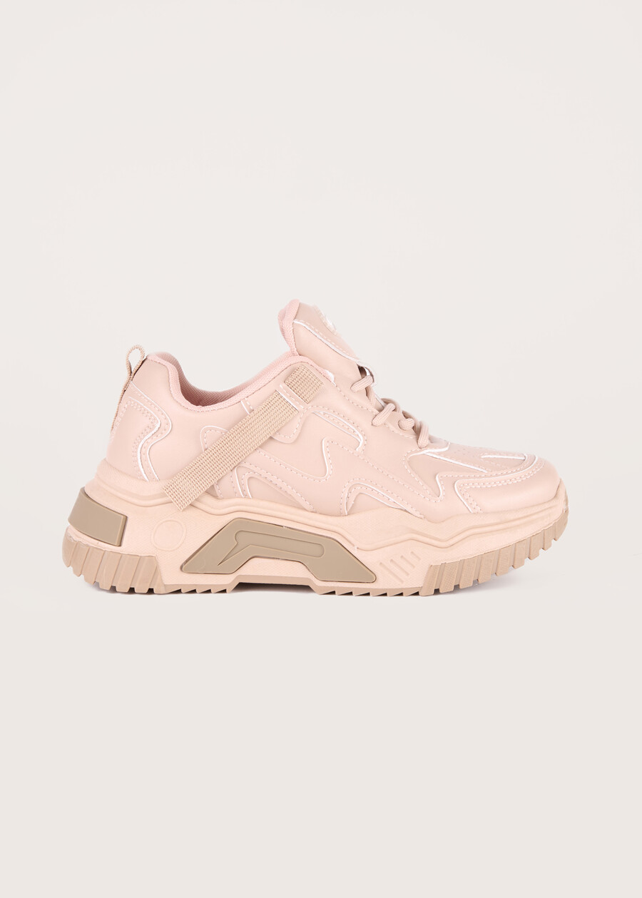 Sneaker Sydne in ecopelle ROSA NUDO Donna , immagine n. 3