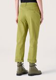 Pantalone Alice in cotone VERDE MUSCHIO Donna immagine n. 4
