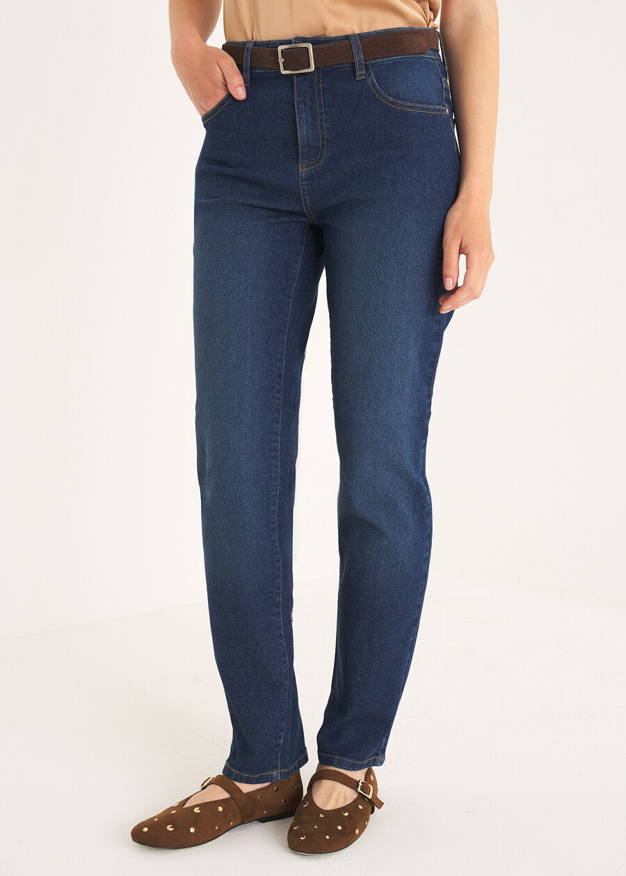 Pantalone denim Kate linea classica DENIMDENIM MEDIUM DENIM Donna , immagine n. 2