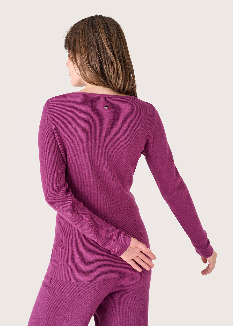 Maglia Myles con scollo a V VIOLA MOSTO Donna , immagine n. 3