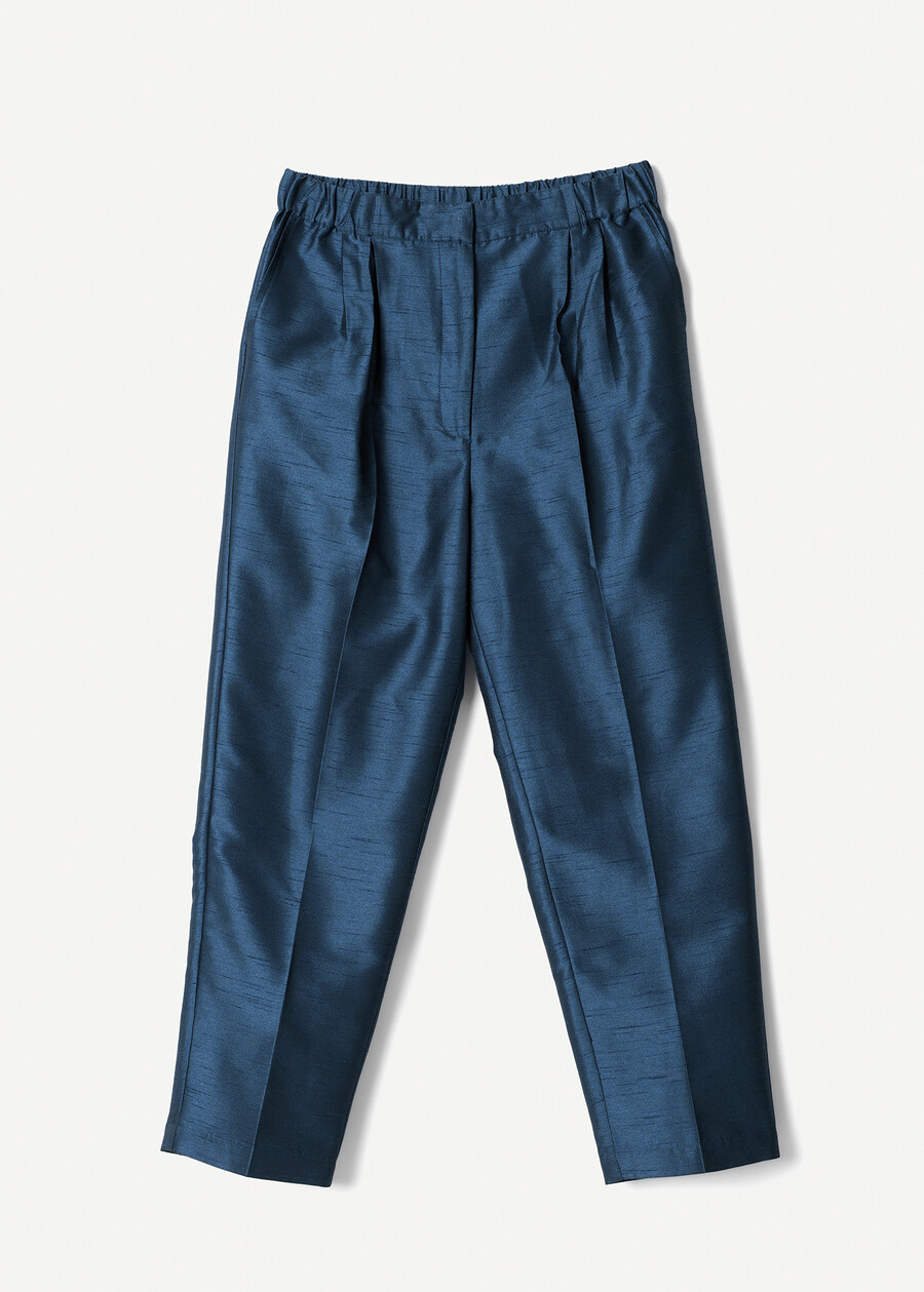 Peter elegant high-waisted trousers BLU LAGUNA Woman , image number 7