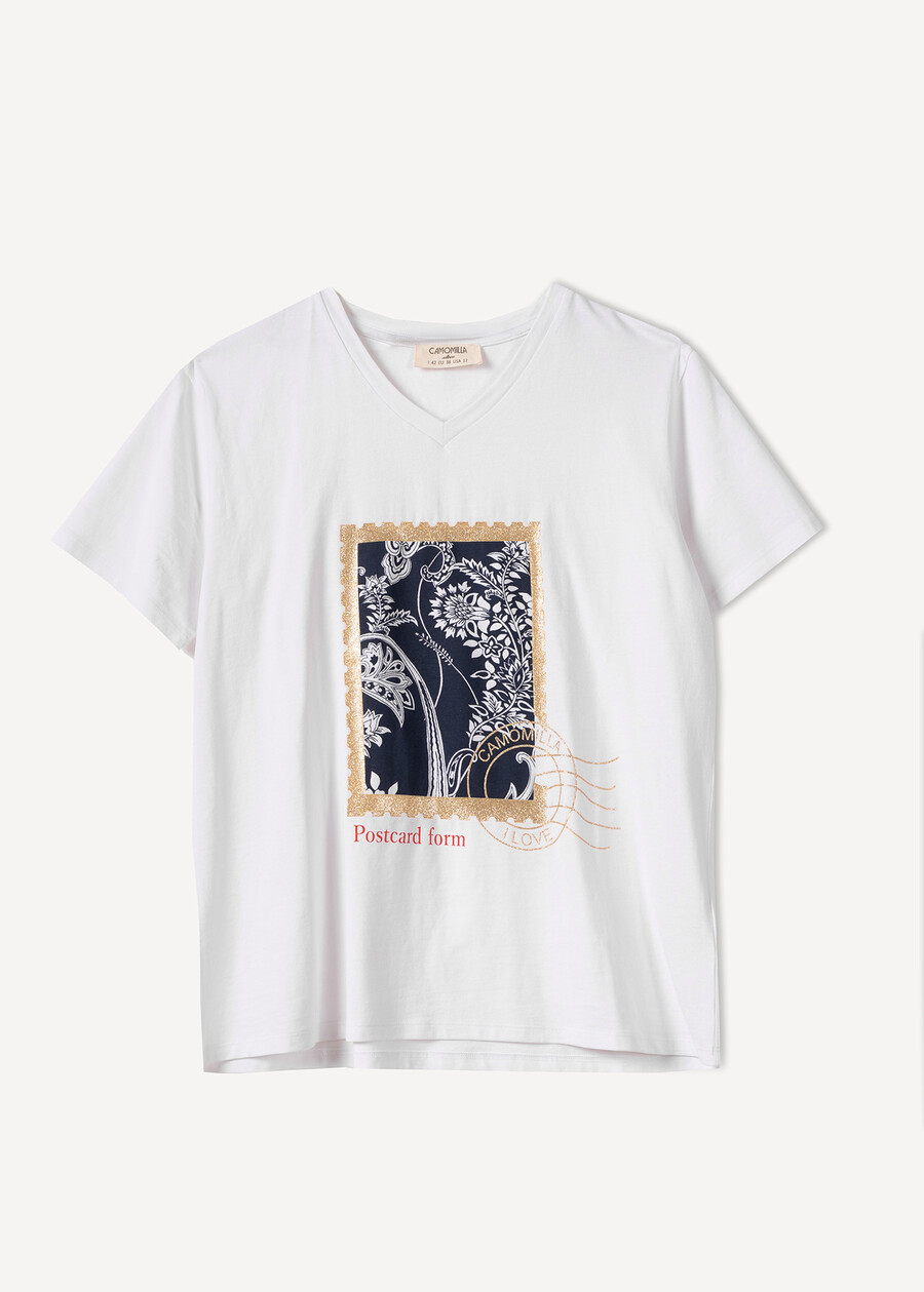 T-shirt Smokey con stampa BIANCO WHITE Donna , immagine n. 4