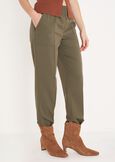 Pantalone Lara in poliviscosa BLU NAVYVERDE ALGA Donna immagine n. 2