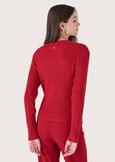 Maglia Moka in viscosa ROSSO BORDEAUXBLUE OLTREMARE Donna immagine n. 3