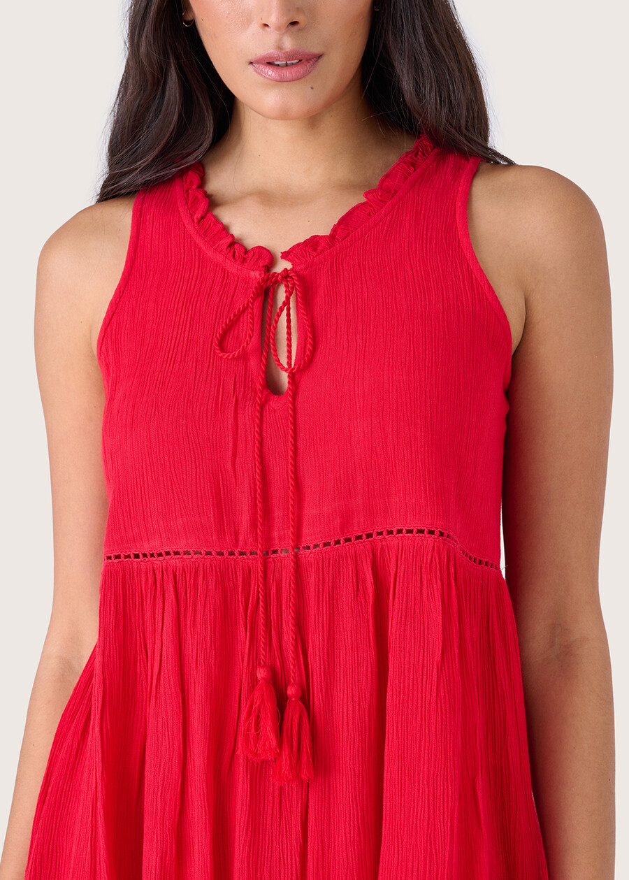 Top Taya 100% rayon ROSSO CARPETBLU ABISSO Donna , immagine n. 2