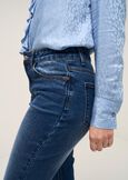 Cindy 5-pocket denim flare leg split DENIM MEDIUM DENIM Woman image number 5