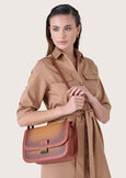 Bacea eco-leather crossbody bag MARRONE TIERRABEIGE GREIGE Woman image number 2