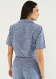 Coprispalle Ciarly in 100% cotone DENIM Donna immagine n. 3