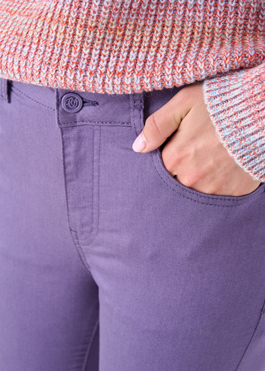 Derek denim trousers VIOLA CENERE Woman , image number 3