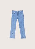 Dolly cotton denim trousers DENIM Woman image number 5