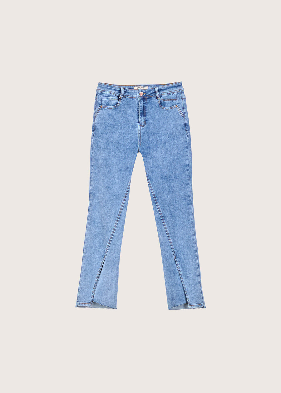 Dolly cotton denim trousers DENIM Woman , image number 5