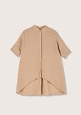 Crissy 100% linen shirt MARRONE TABACCO Woman image number 3