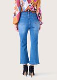 Jacque cotton denim trousers DENIM Woman image number 4