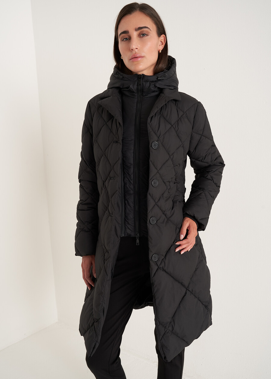 Piumino Pat con finto gilet NERO BLACKVERDE ALGA Donna , immagine n. 4