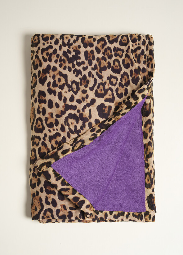 Telo Mare Tacula Animalier VIOLA MULBERRY Donna null