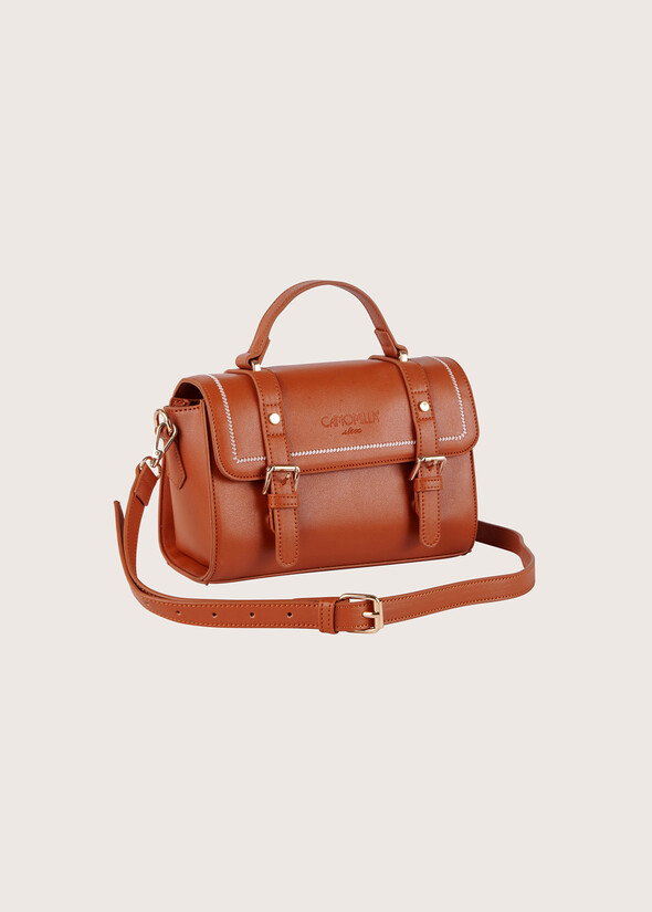 Bryn eco-leather satchel  Woman null