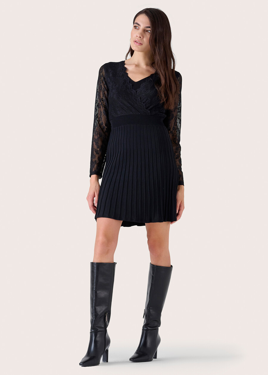 Abito Antigua con pizzo NERO BLACK Donna , immagine n. 2